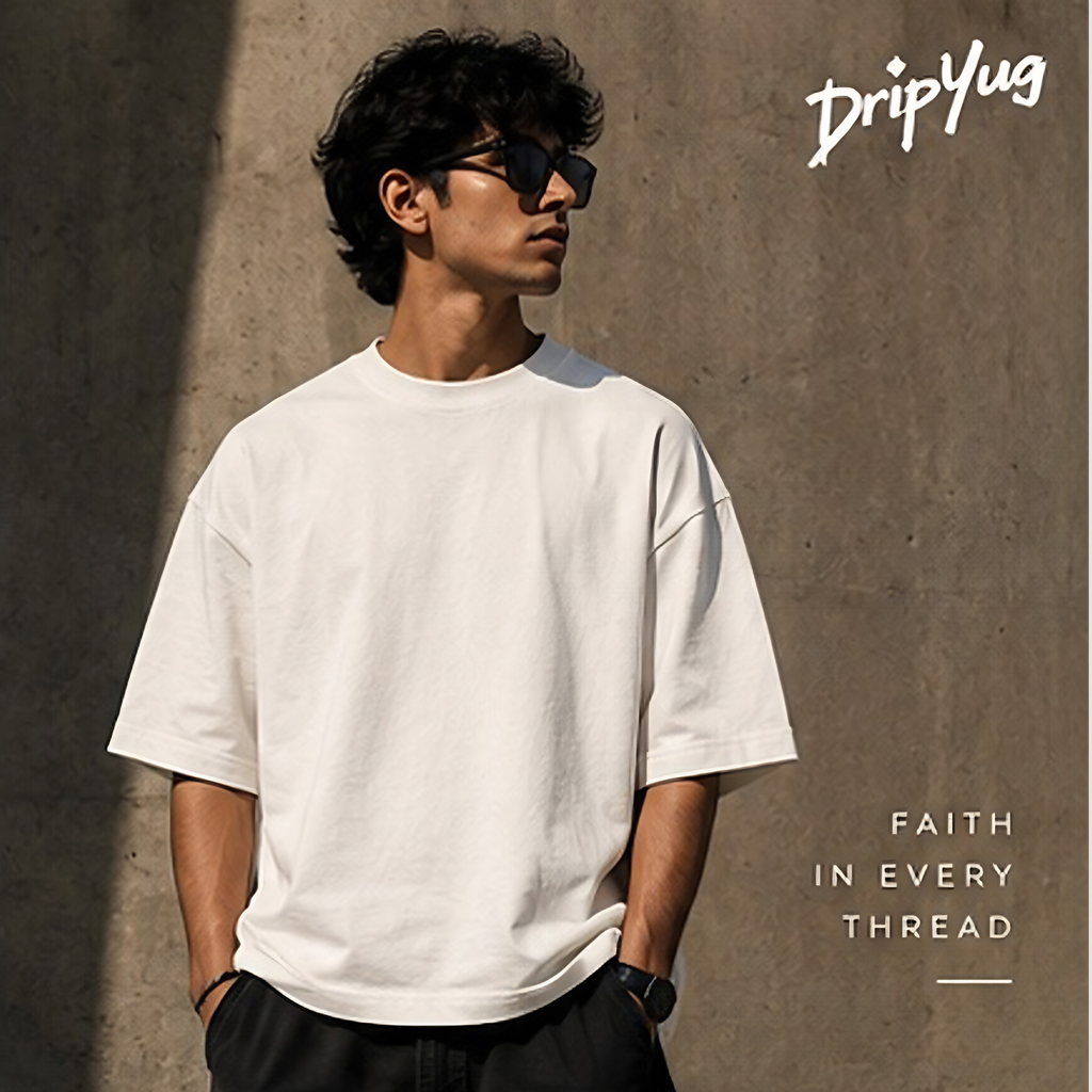 Vasudev Krishna oversized tee additional product detail by DRIPYUG